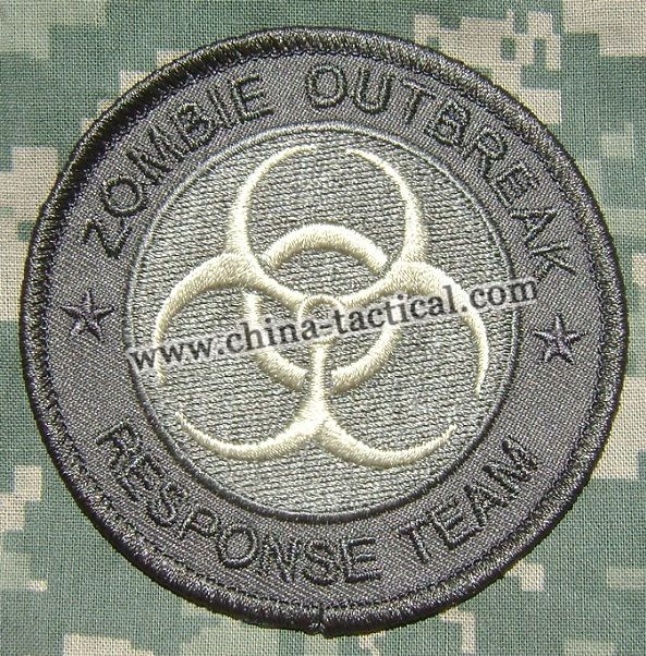 ZOMBIE HUNTER MILSPEC ACU VELCRO PATCH-ZOMBIE OUTBREAK RESPONSE TEAM - 2 MAGNETIC CAR SIGNS-embroidery patches-velcro patches-ZOMBIE HUNTER, 63A99