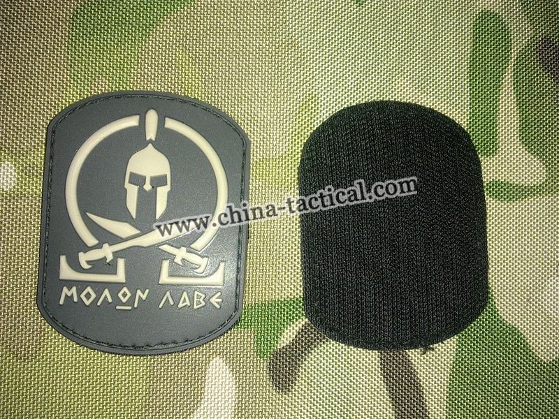 Molon Labe Spartan Velcro PVC patch -PVC patches-Velcro patch, JL-P006