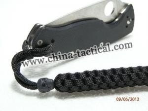BLACK PARACORD KNIFE LANYARDS -knife lanyard-paracord lanyard-military -550 paracord-utility knife